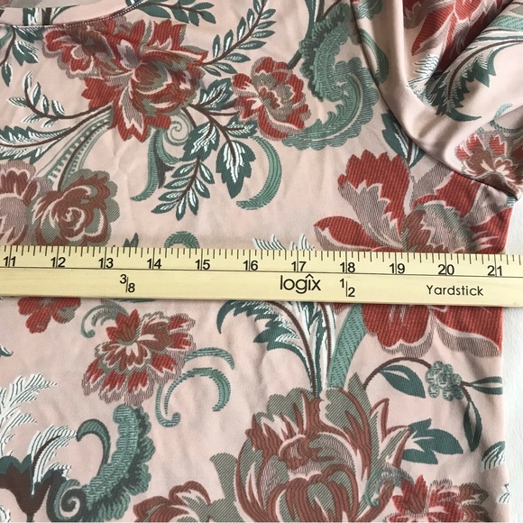 Serengeti Set Of 2 Skirt / Top Women’s Size L Multicolor Pullover 3/4 Sleeve - Picture 9 of 16